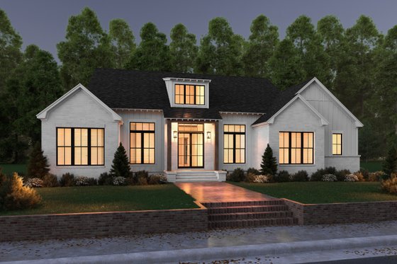 Exterior - Front Elevation for Farmhouse House Plan #430-336 - 3 bed, 2.5 bath