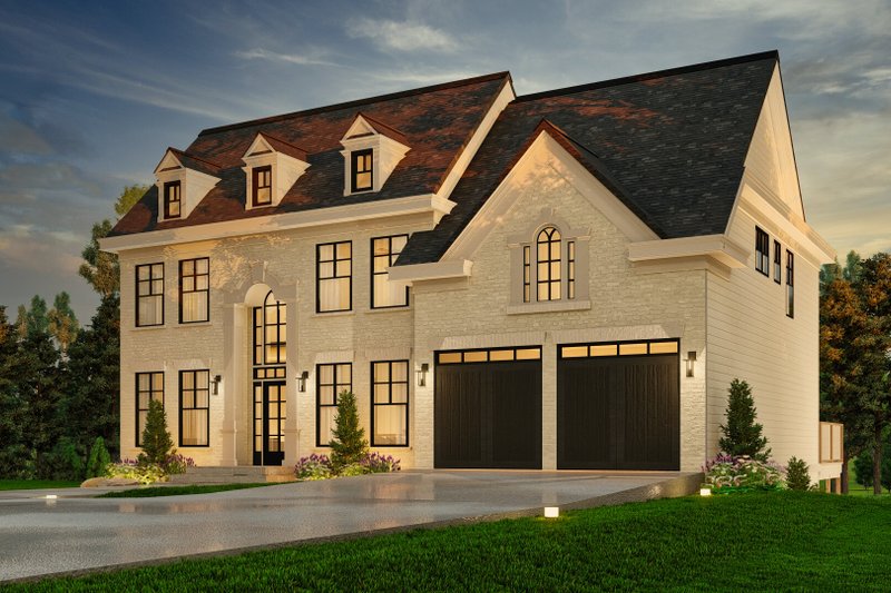 House Design - Exterior - Front Elevation 7 for Traditional House Plan #119-453 - 5 bed, 4 bath