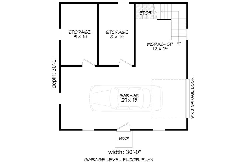 Dream House Plan - Floor Plan - Main Floor for Colonial House Plan #932-991, 0 bath