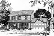 Country Style House Plan - 3 Beds 2.5 Baths 1512 Sq/Ft Plan #22-531 