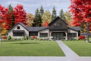 Cabin Style House Plan - 4 Beds 2 Baths 2302 Sq/Ft Plan #1096-74 