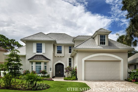 Home Plan - Exterior - Front Elevation for European House Plan #930-486 - 5 bed, 3.5 bath