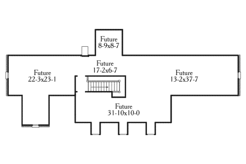 Home Plan - Floor Plan - Other Floor for Southern House Plan #406-165 - 3 bed, 2 bath