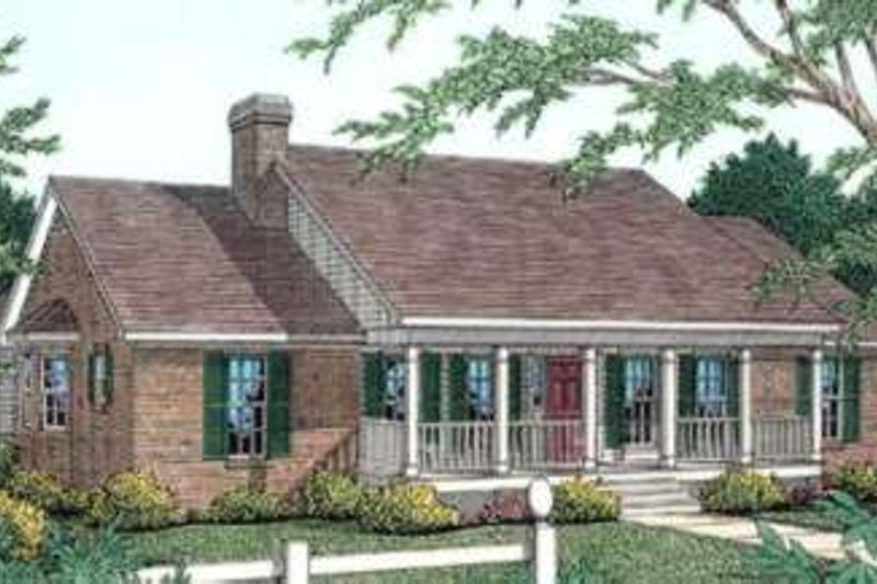 Country Style House Plan - 3 Beds 2.5 Baths 1884 Sq/Ft Plan #406-252