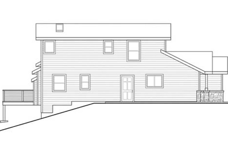 Home Plan - Exterior - Other Elevation for Traditional House Plan #124-860 - 3 bed, 2.5 bath