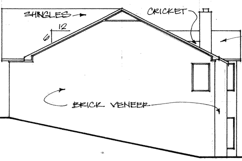 Dream House Plan - Exterior - Other Elevation 1 for Country House Plan #30-290 - 3 bed, 2.5 bath