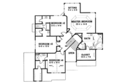 European Style House Plan - 4 Beds 4 Baths 3249 Sq/Ft Plan #67-201 