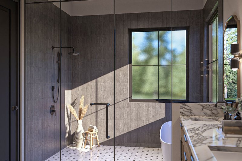 House Design - Interior - Master Bathroom for Country House Plan #455-344 - 2 bed, 2 bath