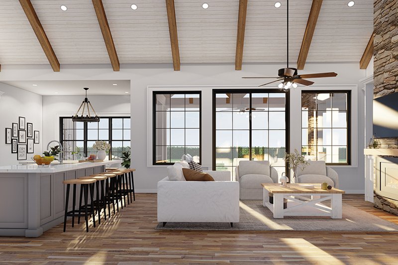 Home Plan - Interior - Kitchen 1 for Farmhouse House Plan #923-327 - 3 bed, 2.5 bath
