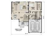 Craftsman Style House Plan - 4 Beds 3.5 Baths 2433 Sq/Ft Plan #51-1424 