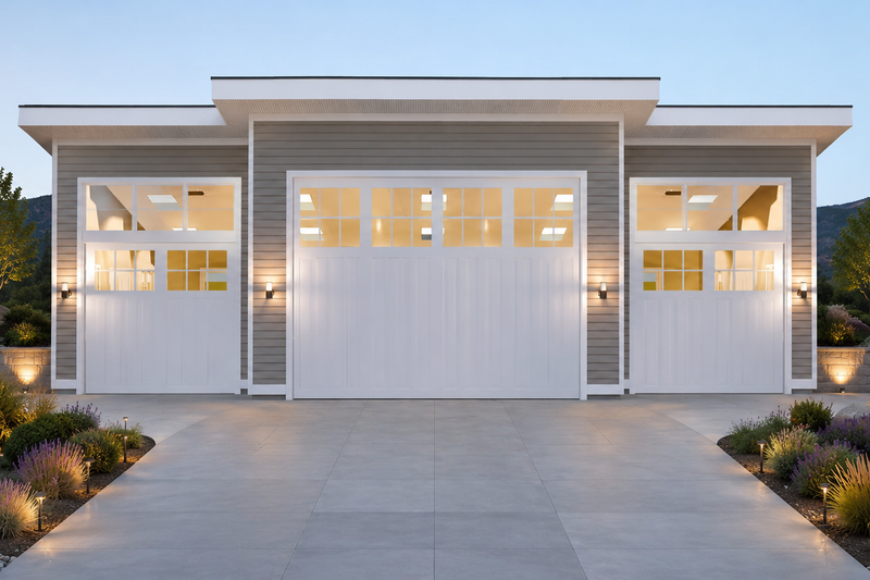 Home Plan - Exterior - Front Elevation 3 for Modern House Plan #1060-501, 0 bath