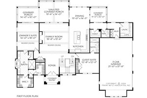 Floor Plan - Main Floor for Traditional House Plan #927-1051 - 5 bed, 5.5 bath