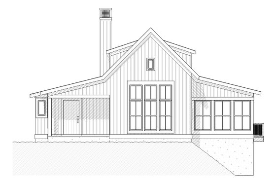 Exterior - Front Elevation 4 for Cottage House Plan #901-7 - 3 bed, 2.5 bath