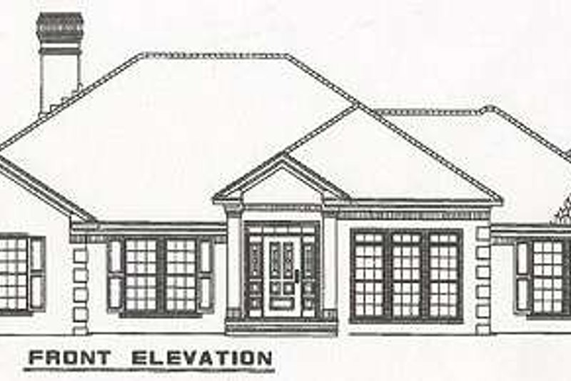 Dream House Plan - Exterior - Other Elevation for Traditional House Plan #17-583 - 4 bed, 2.5 bath