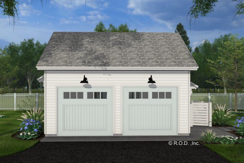 House Blueprint - Exterior - Front Elevation 3 for Farmhouse House Plan #51-1577, 0 bath