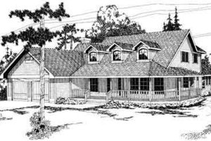 Traditional Exterior - Front Elevation Plan #124-138