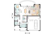 European Style House Plan - 4 Beds 3.5 Baths 2641 Sq/Ft Plan #23-544 