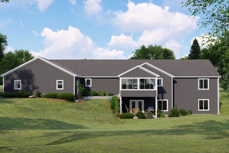 House Plan Design - Exterior - Rear Elevation for Craftsman House Plan #1064-36 - 3 bed, 2.5 bath