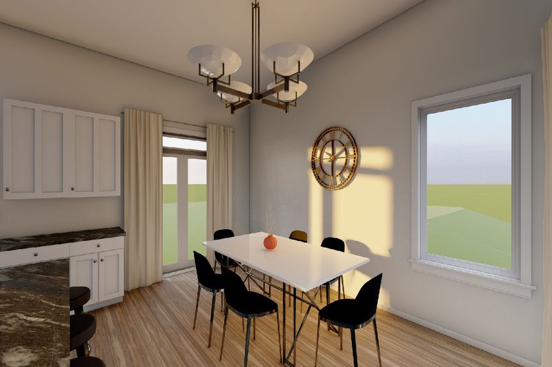 House Plan Design - Interior - Dining Room for Contemporary House Plan #126-251 - 3 bed, 3 bath