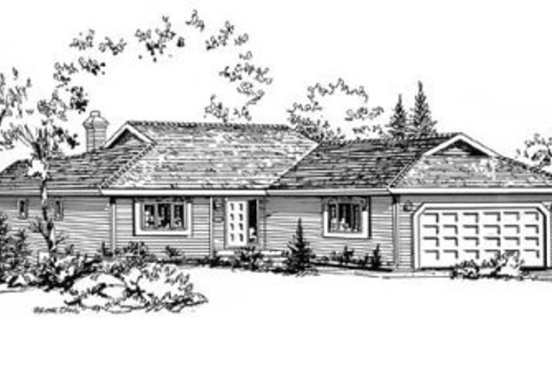 Home Plan - Traditional Exterior - Front Elevation Plan #18-9021
