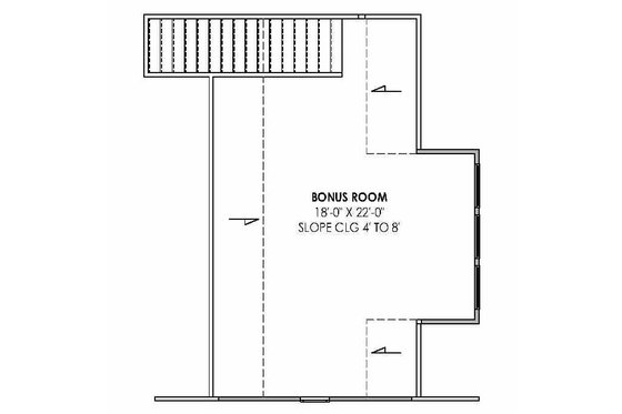 Floor Plan - Upper Floor for Farmhouse House Plan #1096-141 - 4 bed, 3 bath