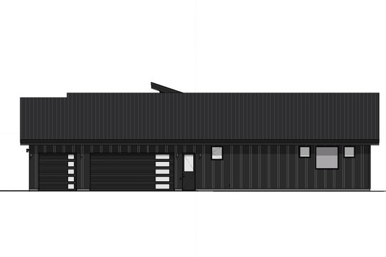 Exterior - Other Elevation 6 for Modern House Plan #1069-45 - 3 bed, 2.5 bath