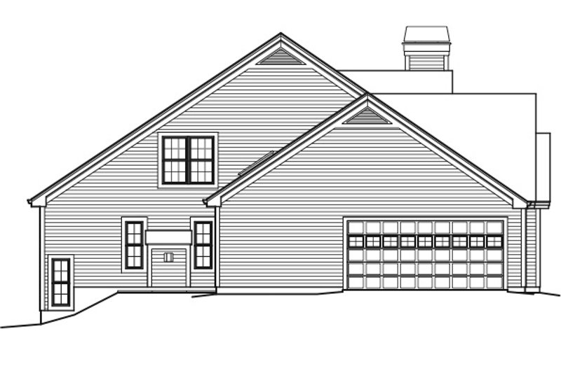 Home Plan - 3300 square foot 5 bedroom country plan with apartment