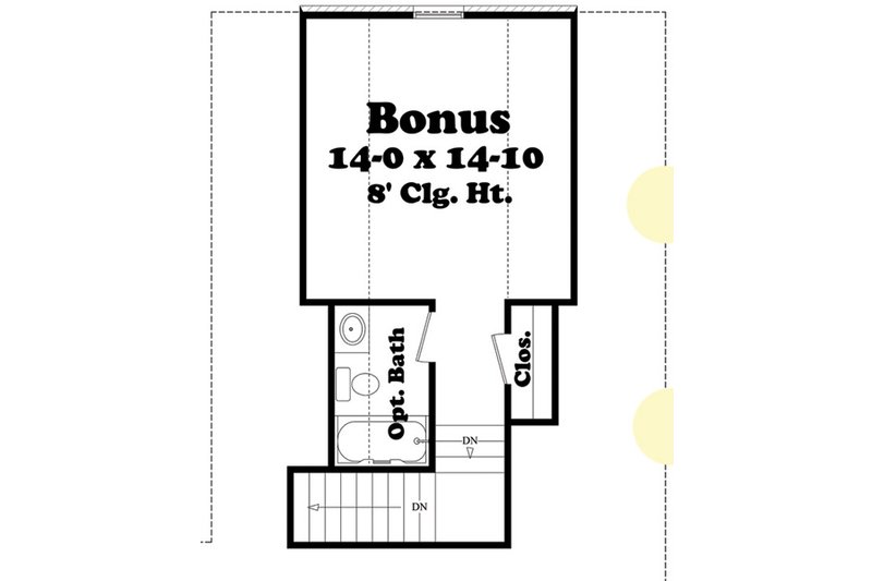 Home Plan - Optional Bonus Level