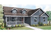 Country Style House Plan - 3 Beds 2 Baths 1714 Sq/Ft Plan #124-931 