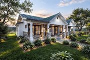 Bungalow Style House Plan - 2 Beds 2 Baths 1571 Sq/Ft Plan #1101-61 Exterior 