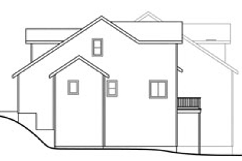 Home Plan - Exterior - Other Elevation 1 for Traditional House Plan #124-810 - 6 bed, 4 bath