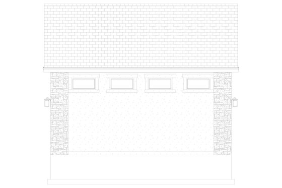Exterior - Other Elevation 3 for Country House Plan #1060-90, 0 bath
