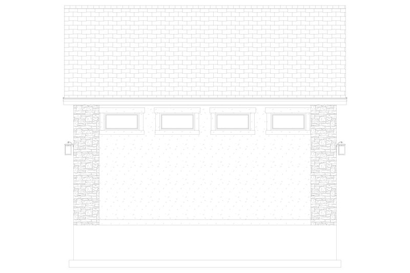 Architectural House Design - Exterior - Other Elevation 3 for Country House Plan #1060-90, 0 bath