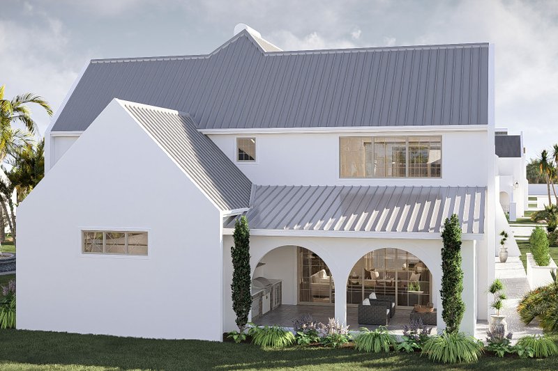 House Blueprint - Exterior - Other Elevation 1 for Beach House Plan #455-754 - 4 bed, 3.5 bath