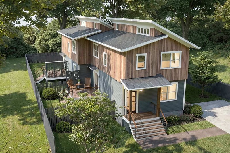 Dream House Plan - Exterior - Other Elevation for Modern House Plan #79-368 - 3 bed, 2.5 bath