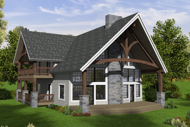 Dream House Plan - Craftsman Exterior - Front Elevation Plan #117-925