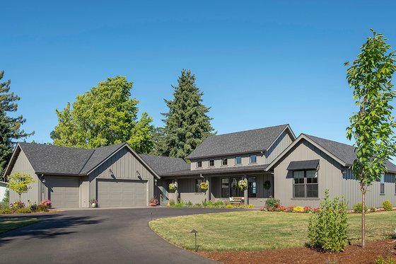 Exterior - Front Elevation 5 for Farmhouse House Plan #48-1120 - 3 bed, 2.5 bath