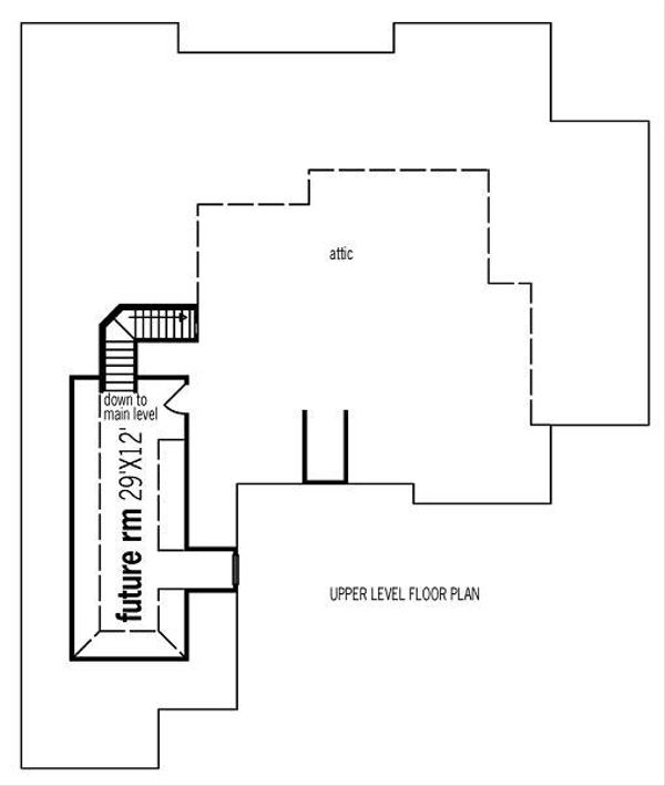 House Blueprint - Traditional Floor Plan - Other Floor Plan #45-292