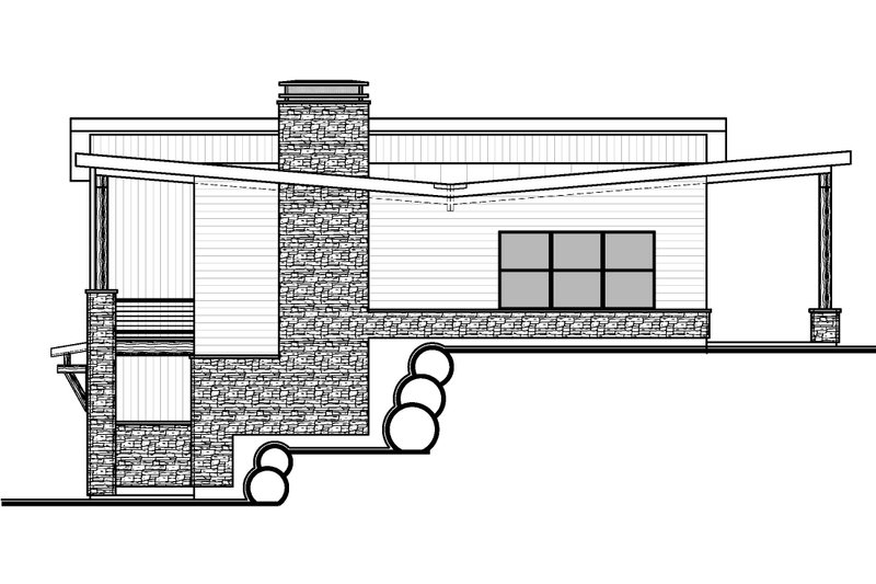 Home Plan - Exterior - Other Elevation for Modern House Plan #1073-55 - 4 bed, 3.5 bath