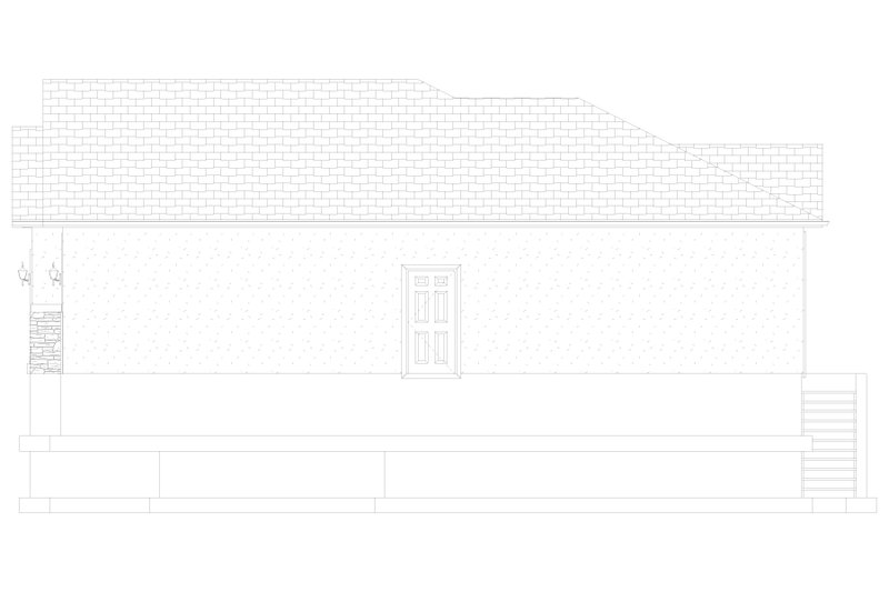 Dream House Plan - Exterior - Other Elevation 1 for Traditional House Plan #1060-60 - 3 bed, 2 bath