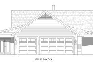 Exterior - Other Elevation 1 for Traditional House Plan #932-408 - 2 bed, 2 bath
