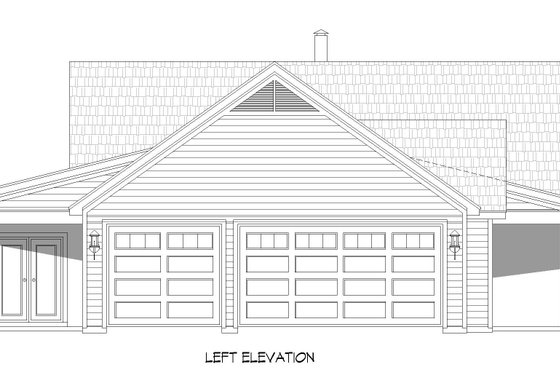 Exterior - Other Elevation 1 for Traditional House Plan #932-408 - 2 bed, 2 bath