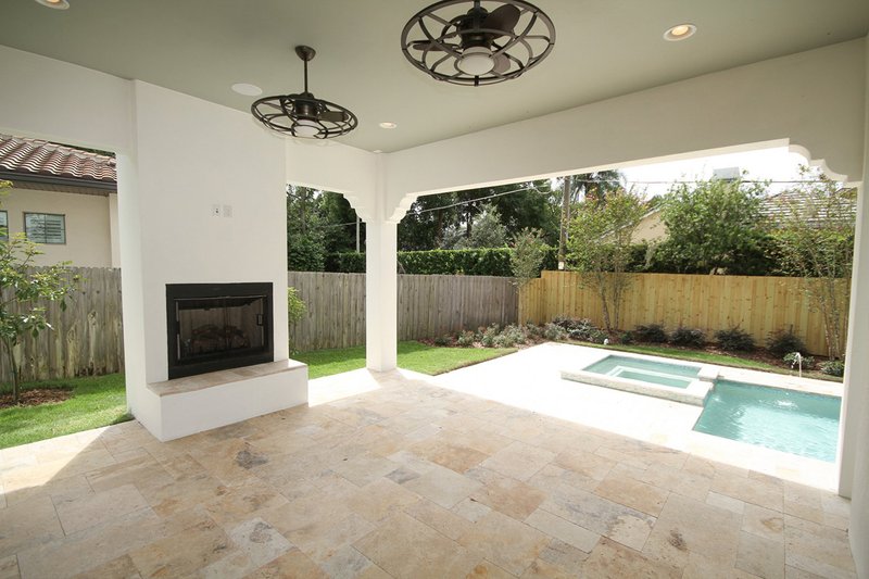 Dream House Plan - Exterior - Covered Porch for Mediterranean House Plan #1058-147 - 4 bed, 4 bath