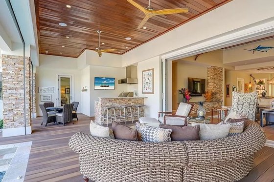 Exterior - Outdoor Living 1 for Beach House Plan #548-60 - 4 bed, 4.5 bath
