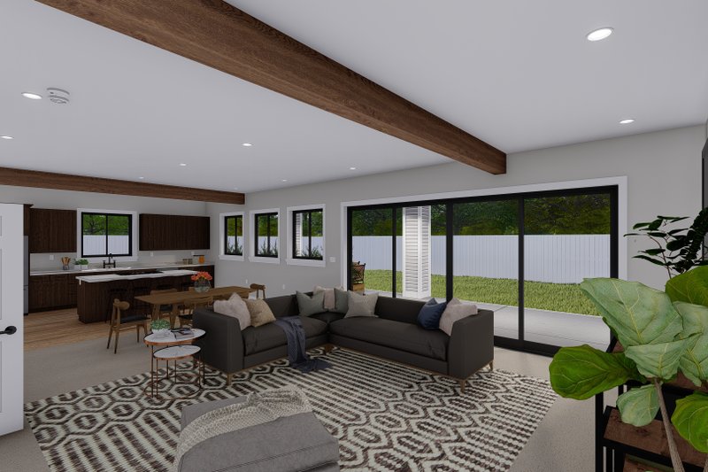 Architectural House Design - Interior - Family Room for Farmhouse House Plan #1060-168 - 3 bed, 2.5 bath