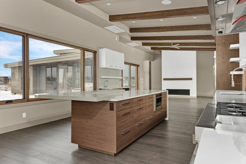 House Blueprint - Interior - Kitchen for Modern House Plan #892-36 - 4 bed, 3.5 bath