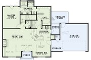 Colonial Style House Plan - 3 Beds 2.5 Baths 1713 Sq/Ft Plan #17-237 