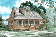 Cottage Style House Plan - 3 Beds 2 Baths 1397 Sq/Ft Plan #17-2015 