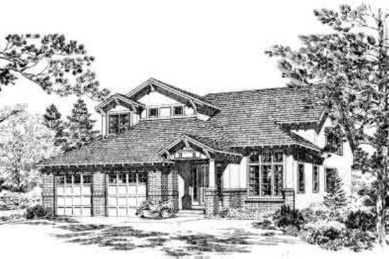 Exterior - Other Elevation for Bungalow House Plan #312-370 - 4 bed, 3 bath