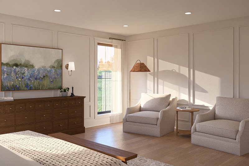 House Blueprint - Interior - Master Bedroom 1 for Barndominium House Plan #455-769 - 3 bed, 2.5 bath